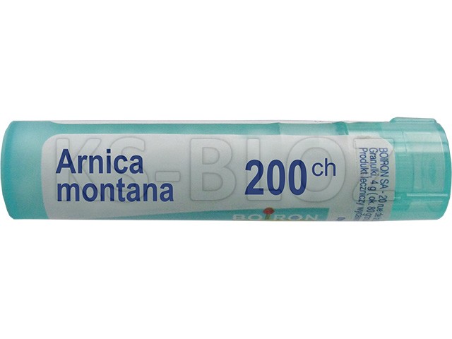 Arnica Montana 200 CH interakcje ulotka granulki  4 g
