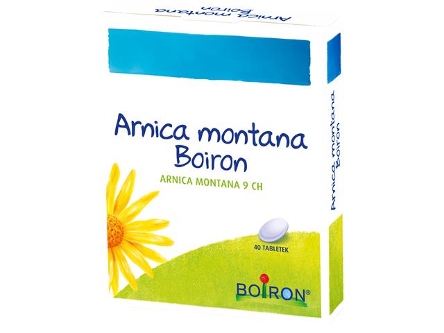 Arnica Montana Boiron interakcje ulotka tabletki podjęzykowe 2,5 mg 40 tabl.