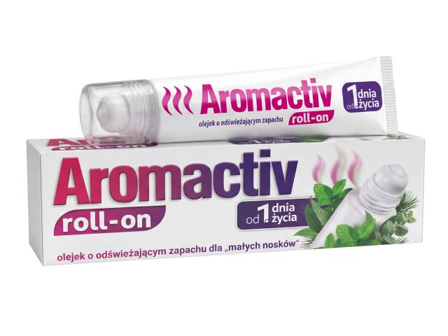 Aromactiv Roll-on-olejek o odświeżającym zapachu od 1. dnia życia interakcje ulotka olejek  10 ml