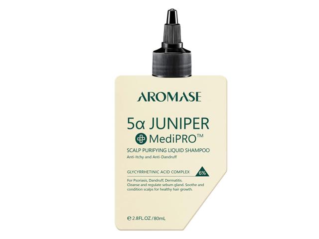 AROMASE 5alfa JUNIPER MEDIPRO Scalp Purifying Liquid Shampoo interakcje ulotka szampon  80 ml