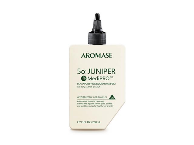 AROMASE 5alfa JUNIPER MEDIPRO Scalp Purifying Liquid Shampoo interakcje ulotka szampon  260 ml