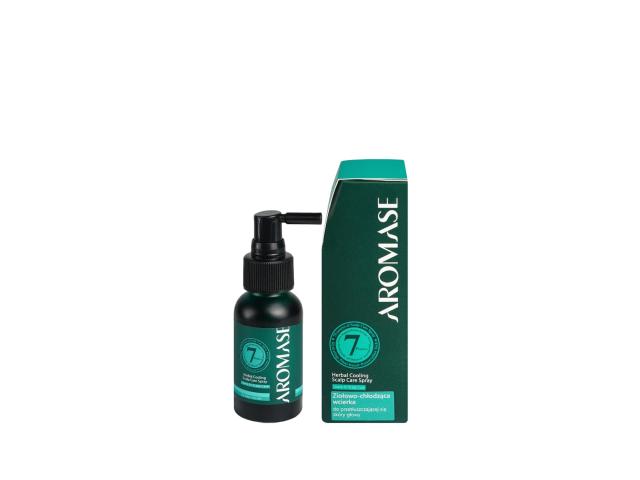 Aromase Cooling Scalp Care Spray wcierka ziołowo-chłodząca do przetłuszczającej się skóry głowy interakcje ulotka spray  40 ml
