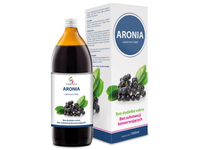 Aronia interakcje ulotka sok - 1 l (but.)