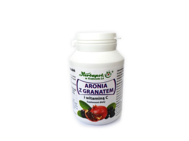 Aronia Z Granatem I Witaminą C interakcje ulotka kapsułki - 90 kaps.