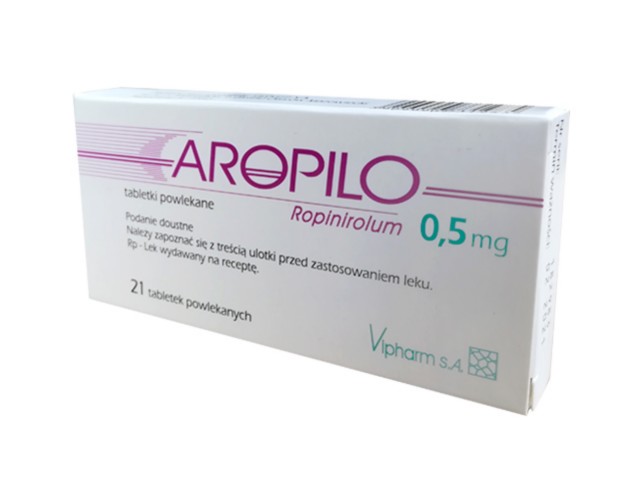 Aropilo interakcje ulotka tabletki powlekane 500 mcg 