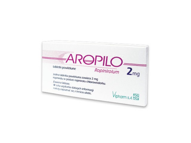 Aropilo SR interakcje ulotka tabletki o przedłużonym uwalnianiu 2 mg 21 tabl.