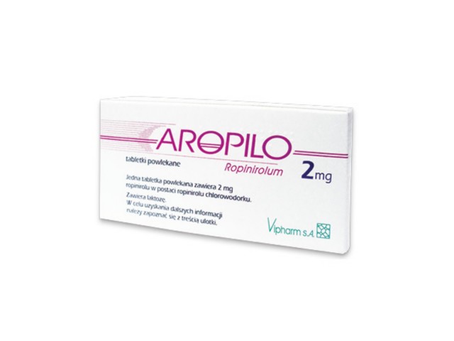 Aropilo SR interakcje ulotka tabletki o przedłużonym uwalnianiu 2 mg 21 tabl.