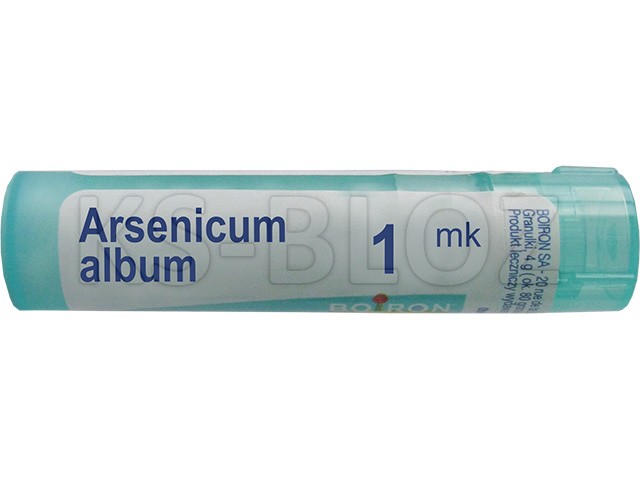 Arsenicum Album 1 MK interakcje ulotka granulki  4 g