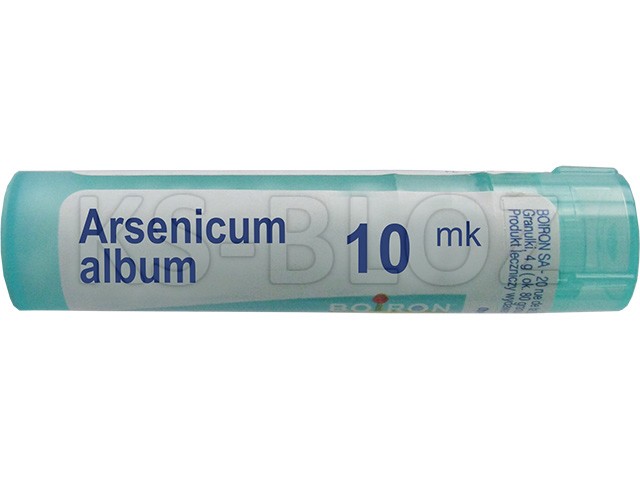Arsenicum Album 10 MK interakcje ulotka granulki  4 g