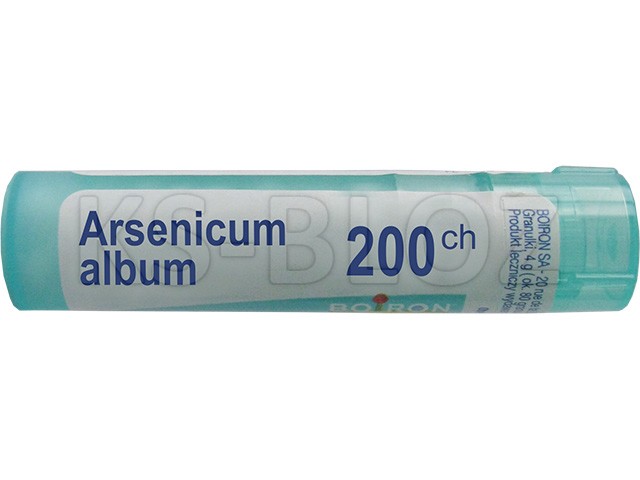 Arsenicum Album 200 CH interakcje ulotka granulki  4 g