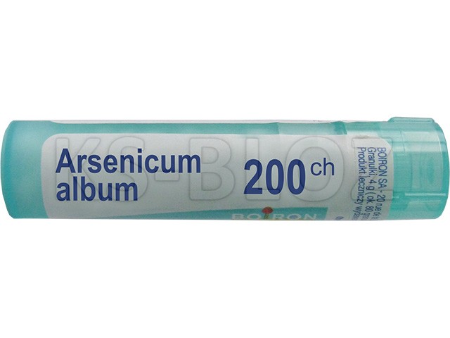 Arsenicum Album 200 CH interakcje ulotka granulki - 4 g