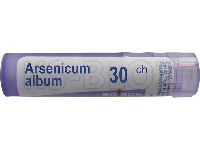 Arsenicum Album 30 CH interakcje ulotka granulki - 4 g