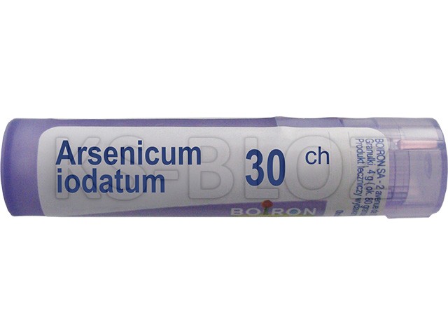 Arsenicum Iodatum 30 CH interakcje ulotka granulki  4 g