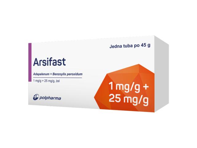 Arsifast interakcje ulotka żel (1mg+25mg)/g 45 g