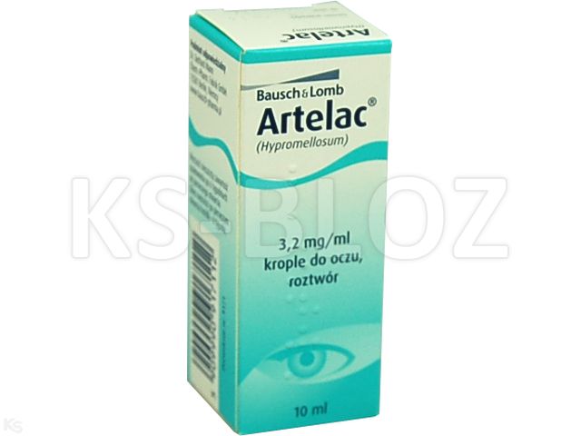 Artelac interakcje ulotka krople do oczu, roztwór 3,2 mg/ml 
