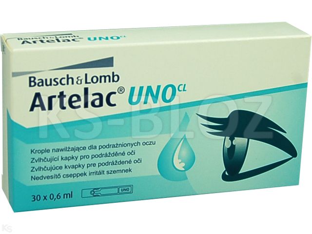 Artelac Uno Cl interakcje ulotka płyn 0,6 ml 30 minims. po 0.6 ml