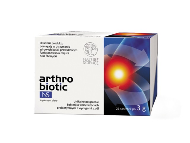 Arthrobiotic Ns interakcje ulotka proszek do sporządzania zawiesiny doustnej - 21 sasz.