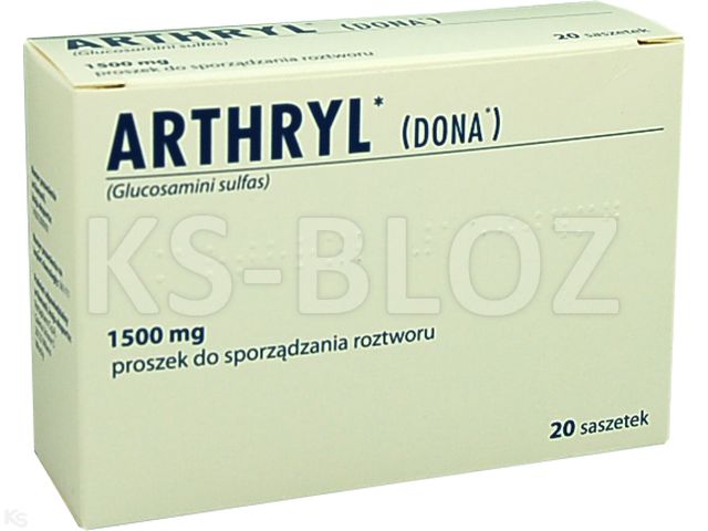 Arthryl interakcje ulotka proszek do sporządzania roztworu doustnego 1,5 g 20 sasz.