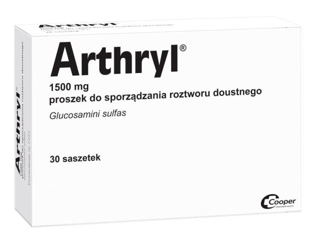 Arthryl interakcje ulotka proszek do sporządzania roztworu doustnego 1,5 g 30 sasz.