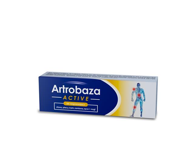 Artrobaza Active Żel rozgrzewający interakcje ulotka   40 g