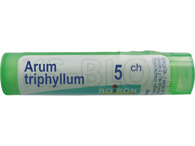 Arum Triphyllum 5 CH interakcje ulotka granulki  4 g