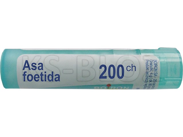 Asa Foetida 200 CH interakcje ulotka granulki  4 g