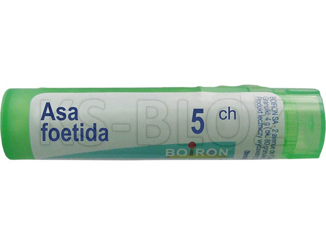 Asa Foetida 5 CH interakcje ulotka granulki  4 g