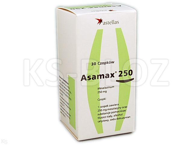 Asamax 250 interakcje ulotka czopki doodbytnicze 250 mg 30 czop. | (5 blist. po 6 czop.)