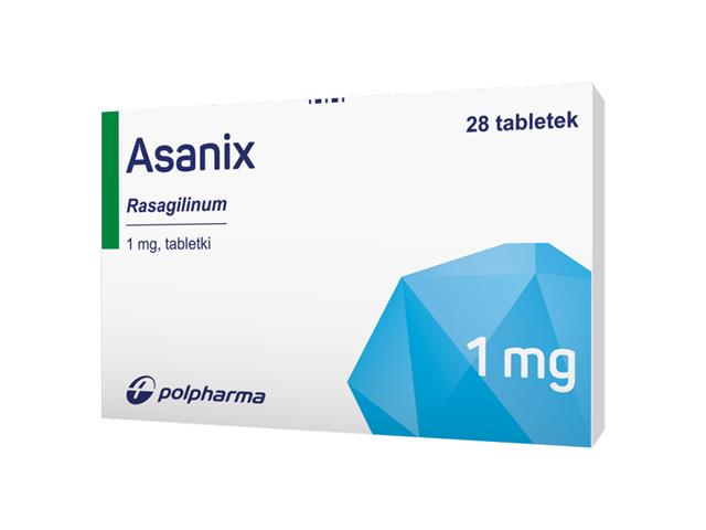 Asanix PPH interakcje ulotka tabletki 1 mg 28 tabl.