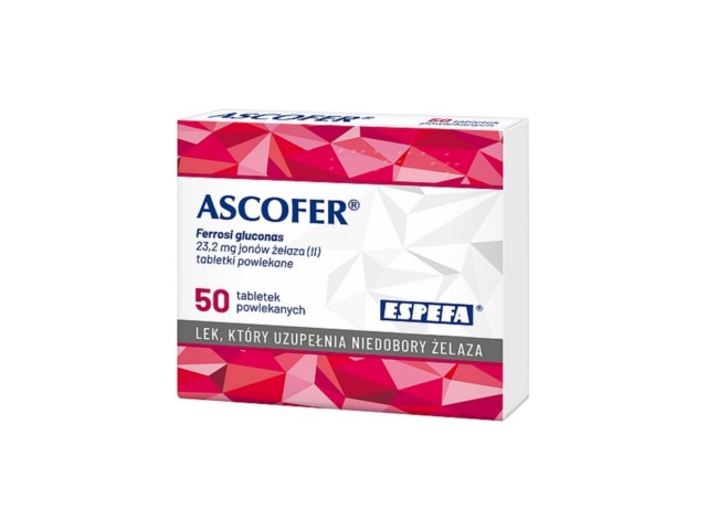 Ascofer interakcje ulotka tabletki powlekane 200 mg 50 tabl. (2 blist. po 25 tabl.)