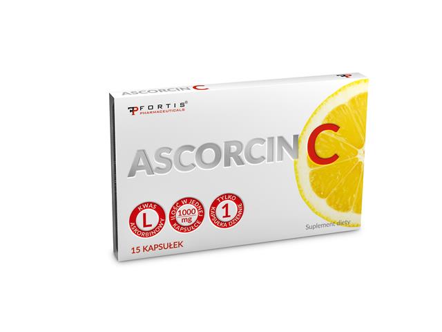 Ascorcin C 1000 mg interakcje ulotka kapsułki  15 kaps. (blist.)