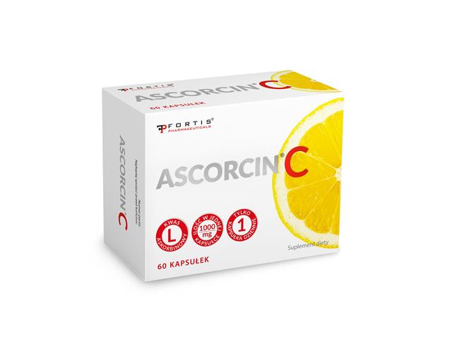 Ascorcin C interakcje ulotka kapsułki - 60 kaps. (4 blist. po 15 kaps.)