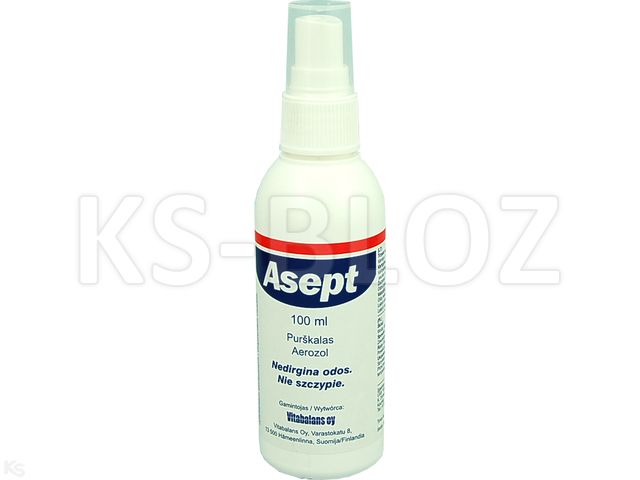 Asept Aerozol do dezynfekcji skóry interakcje ulotka płyn  100 ml