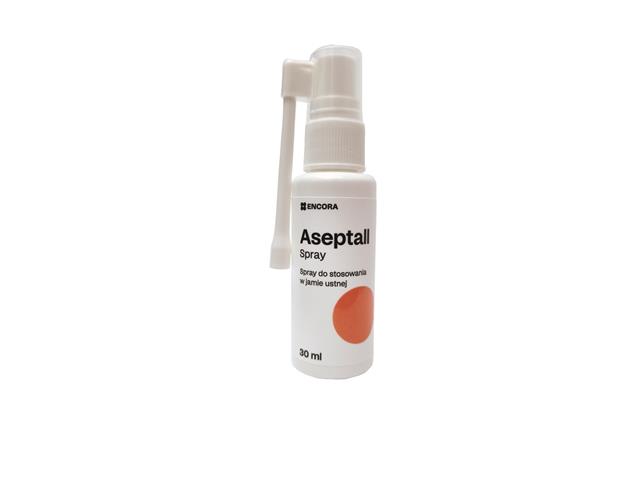 Aseptall Spray interakcje ulotka spray do ust  30 ml