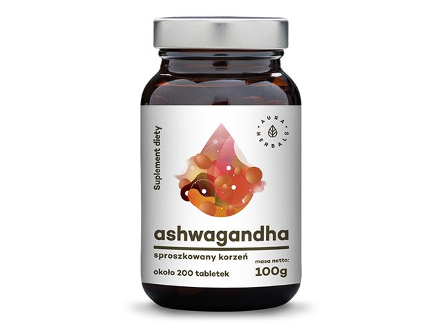 Ashwagandha interakcje ulotka tabletki  100 g | 200 tabl.