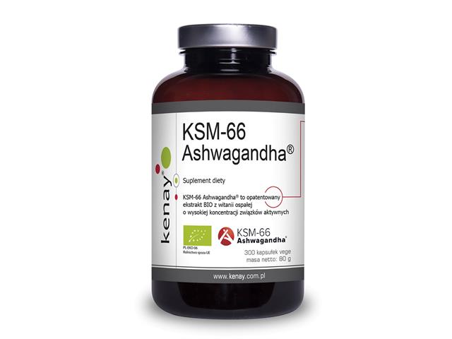 Ashwagandha KSM-66 interakcje ulotka kapsułki  300 kaps.