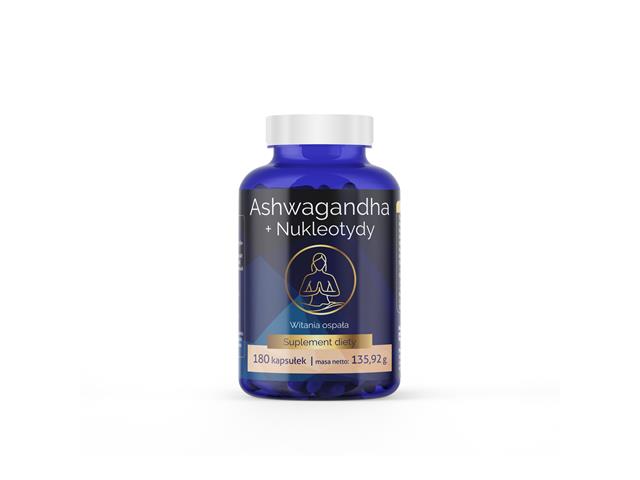 Ashwagandha + Nukleotydy interakcje ulotka kapsułki - 180 kaps.
