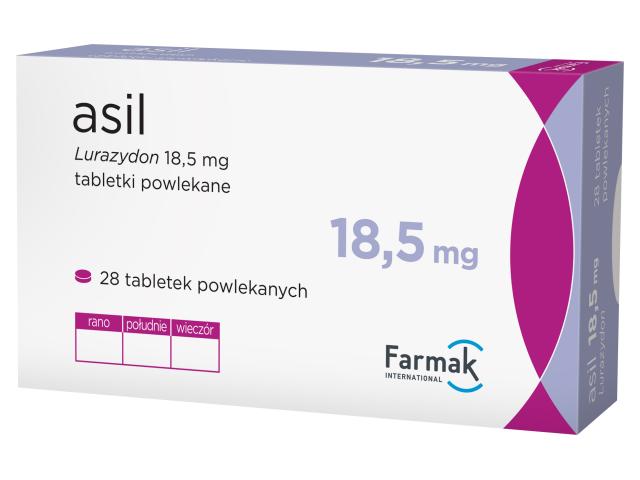 Asil interakcje ulotka tabletki powlekane 18,5 mg 28 tabl.