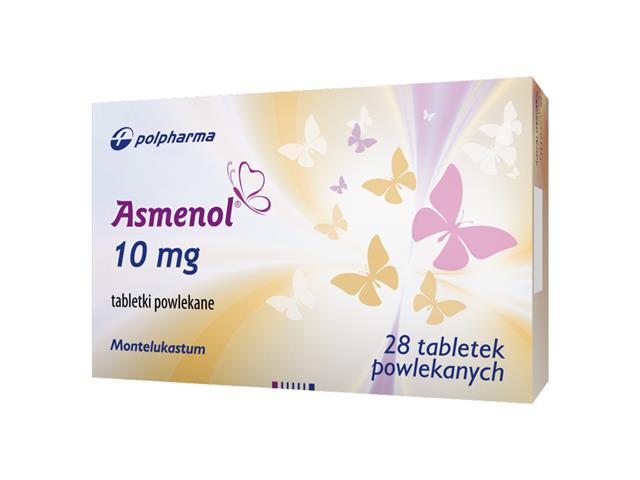 Asmenol interakcje ulotka tabletki powlekane 10 mg 