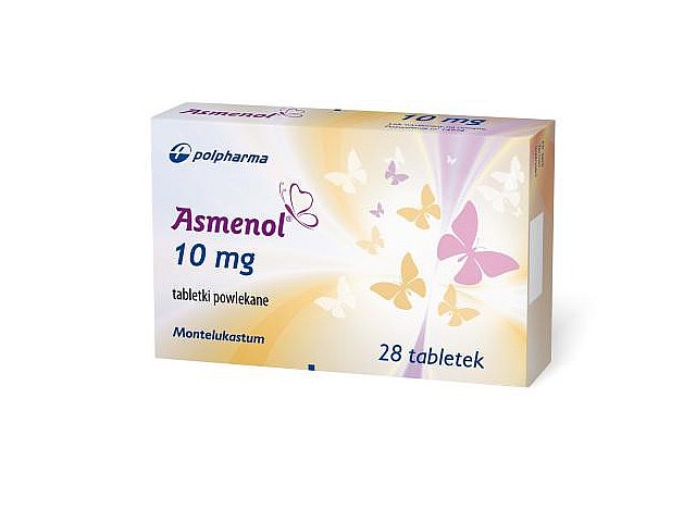 Asmenol interakcje ulotka tabletki powlekane 10 mg 28 tabl.