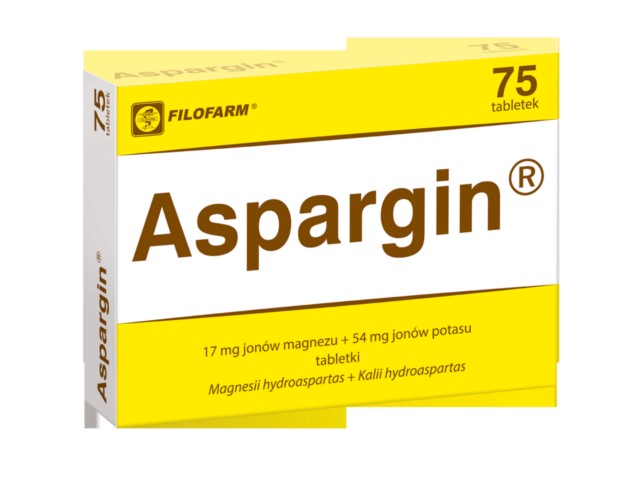 Aspargin interakcje ulotka tabletki 17mg+54mg 75 tabl.