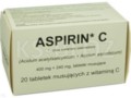 Aspirin C interakcje ulotka tabletki musujące 400mg+240mg 20 tabl.