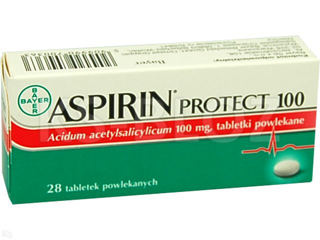 Aspirin Cardio interakcje ulotka tabletki powlekane 100 mg 