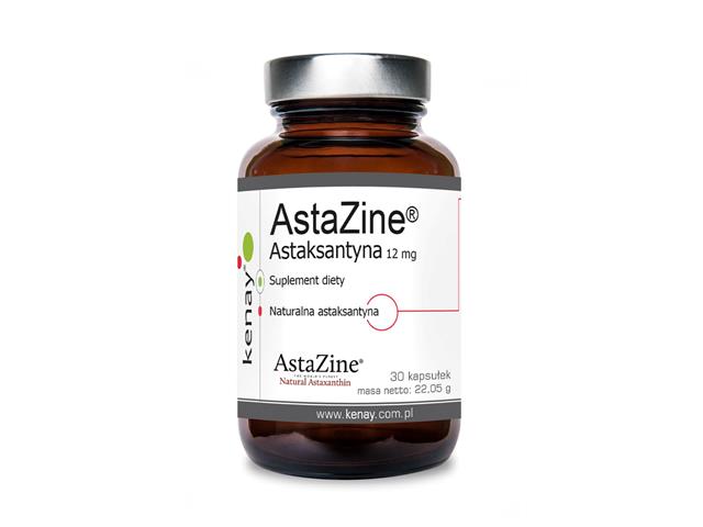 AstaZine Astaksantyna 12 mg interakcje ulotka kapsułki  30 kaps.