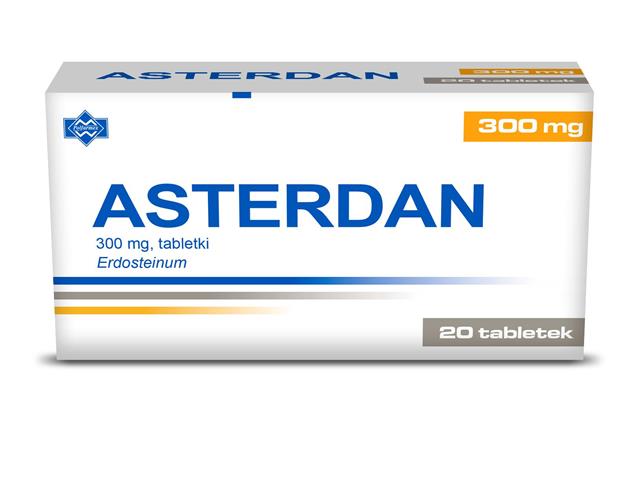 Asterdan interakcje ulotka tabletki 300 mg 20 tabl.