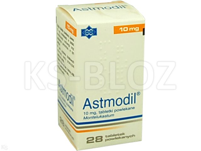 Astmodil interakcje ulotka tabletki powlekane 10 mg 28 tabl. | pojem.