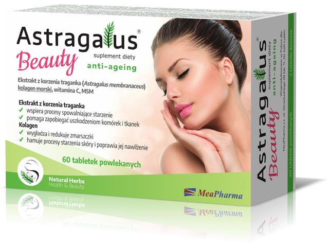 Astragalus Beauty interakcje ulotka tabletki - 60 tabl.
