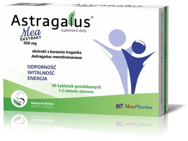 Astragalus Mea Ekstrakt interakcje ulotka tabletki  30 tabl.