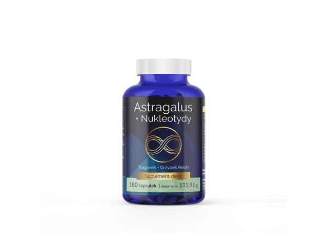 Astragalus + Nukleotydy interakcje ulotka kapsułki - 180 kaps.