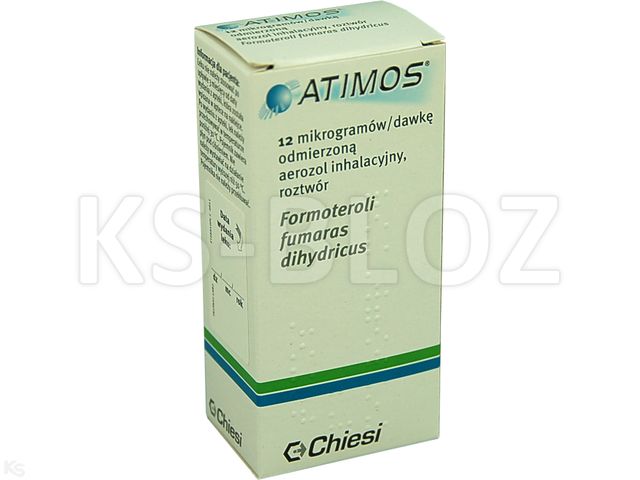 Atimos interakcje ulotka aerozol inhalacyjny, roztwór 12 mcg/daw. inh. 120 daw.